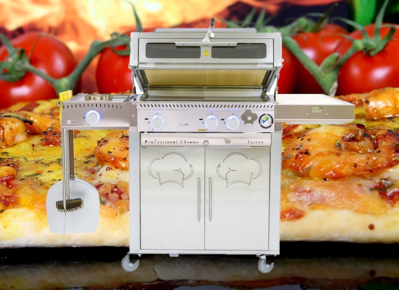 Professional Chrome Barbecue COMBI