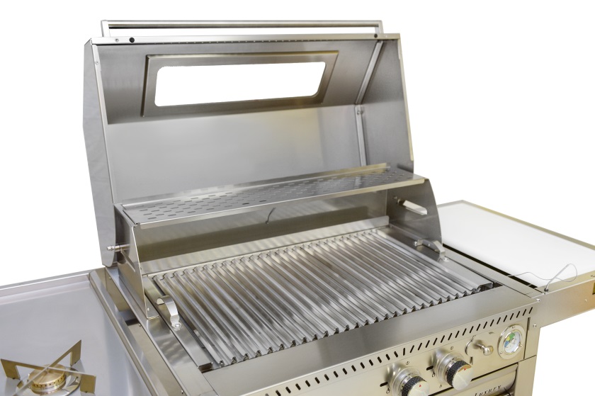 Professional Chrome Barbecue Nettuno Top